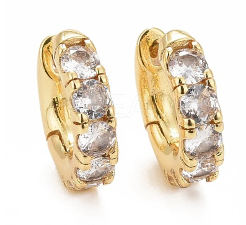 Earring Huggie Real 18K plated - Image 14