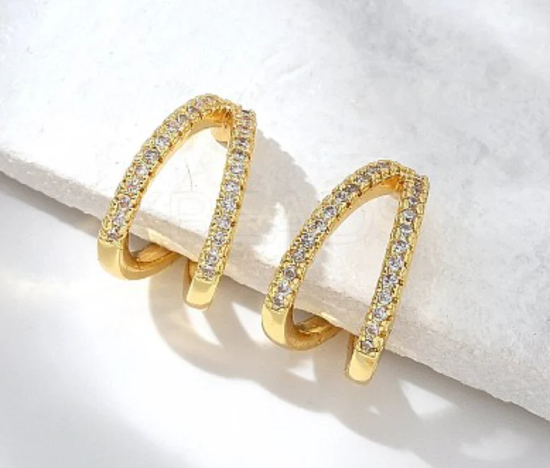 Earring Huggie Real 18K plated - Image 19