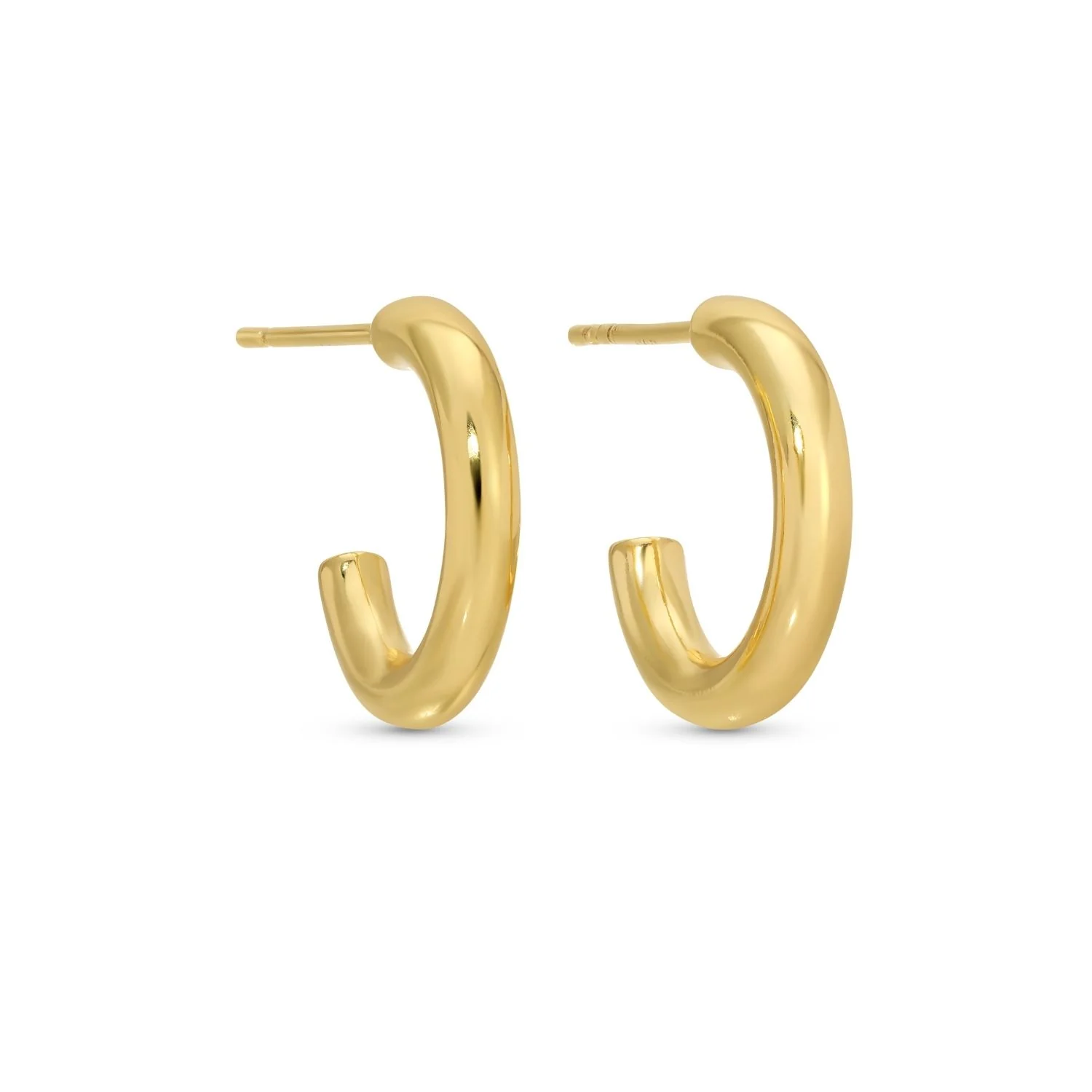 Earrings - Small Hoops, Gold