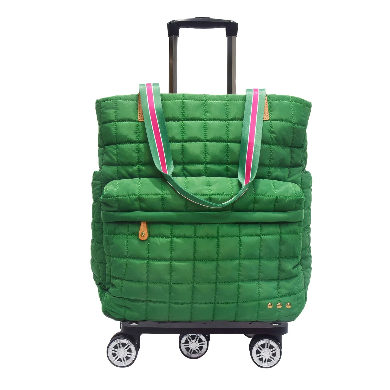 Emerald Tenley Quilted Tote Roller Bag