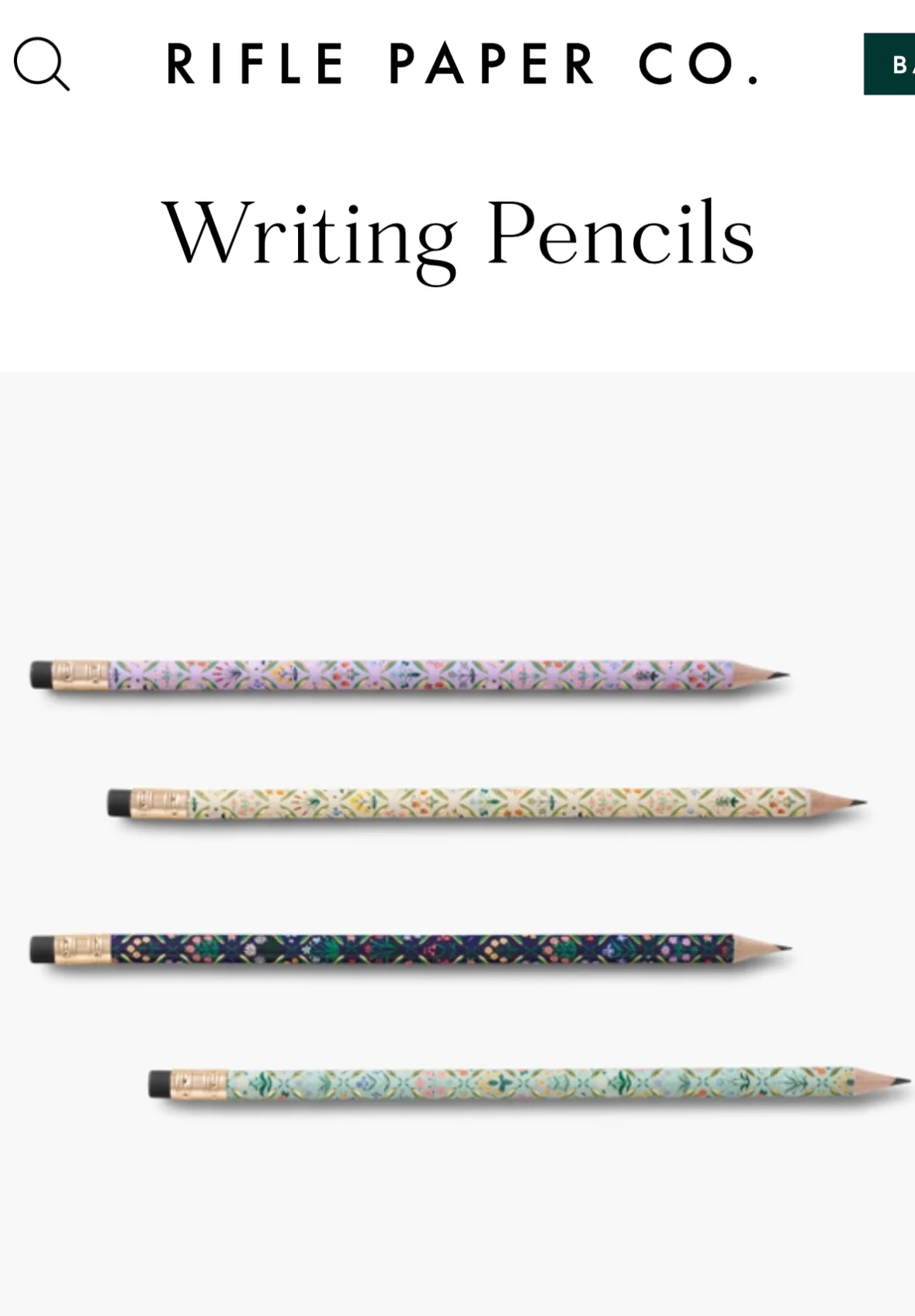 Estee Pencil Set - Rifle Paper Co