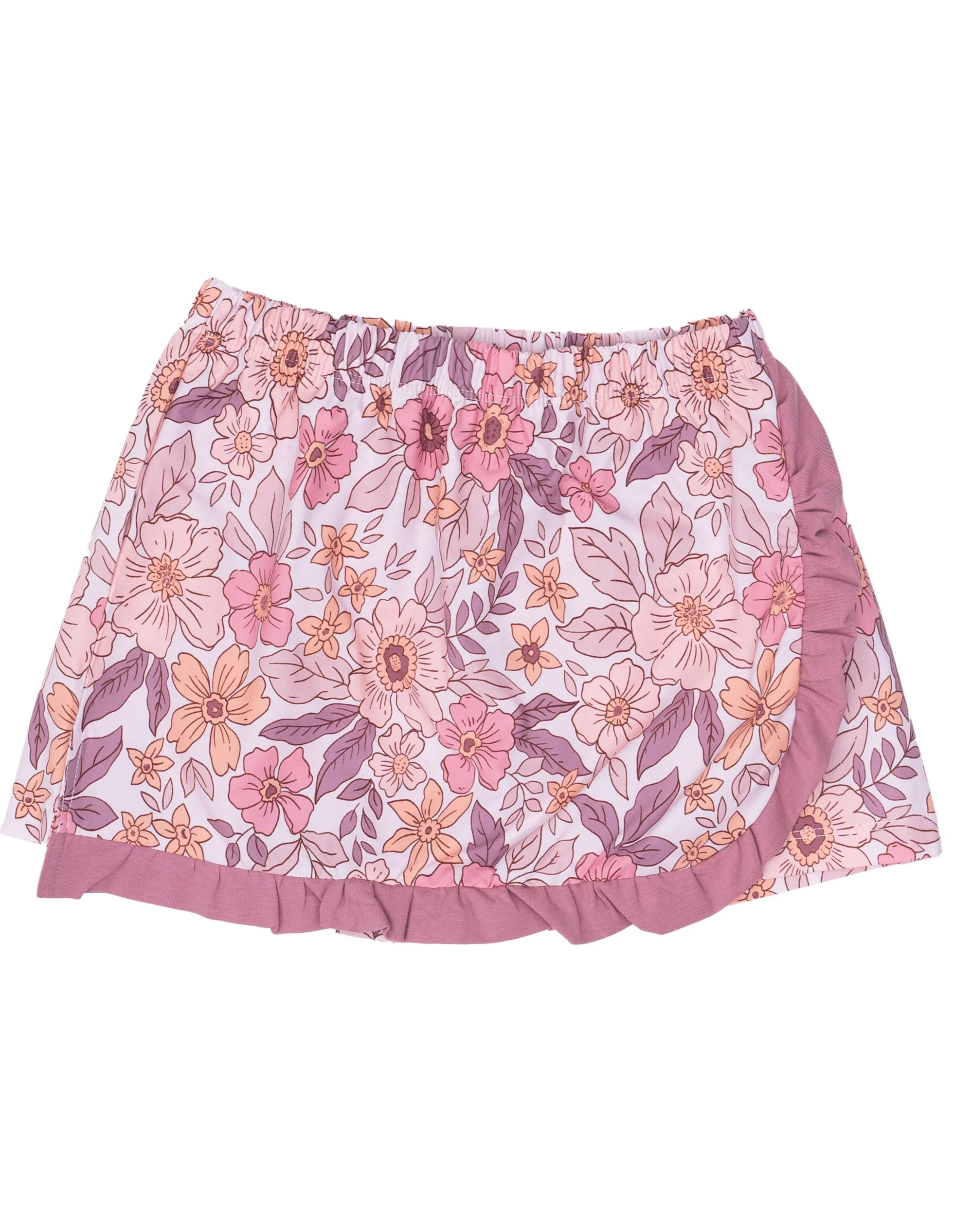 Evelyn Blush Floral Skort