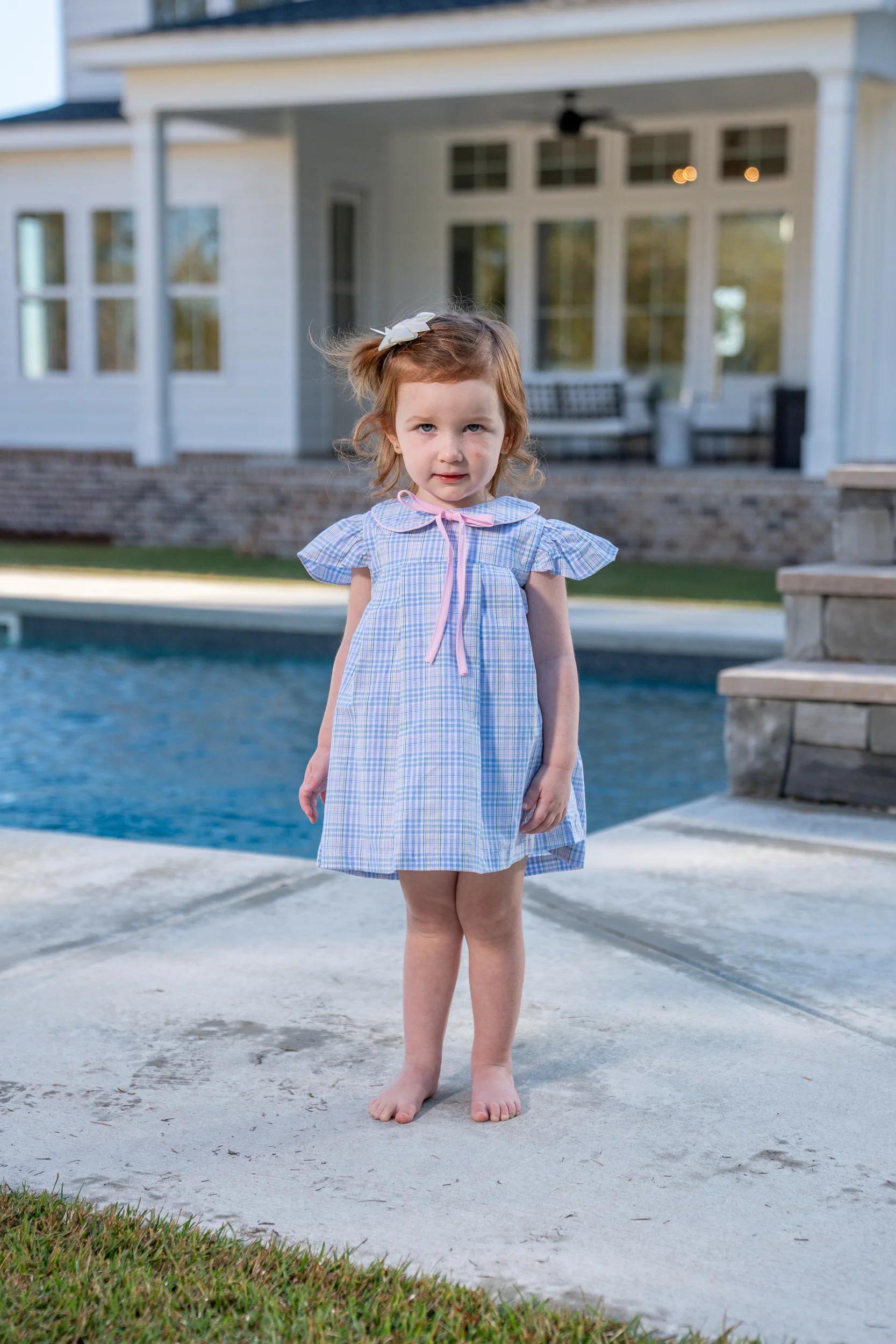 Fallon Spring Plaid Bloomer Set - Image 4