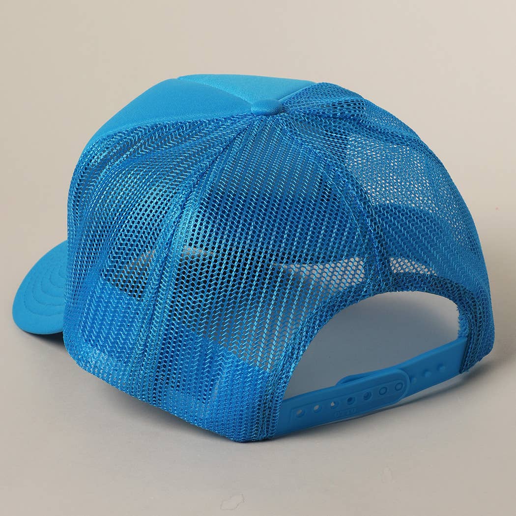 Fashion City - I Only Talk To Boys With Boats Text Mesh Back Cap: Pink / ONE SIZE - Image 21