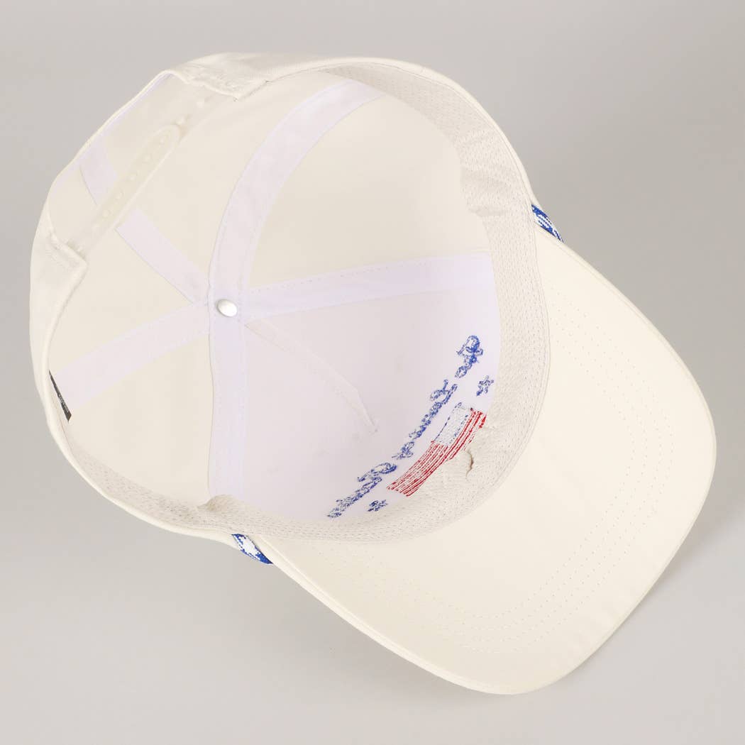 Fashion City - The Land of Freedom Flag Embroidered Trucker Hat: Red / ONE SIZE - Image 21
