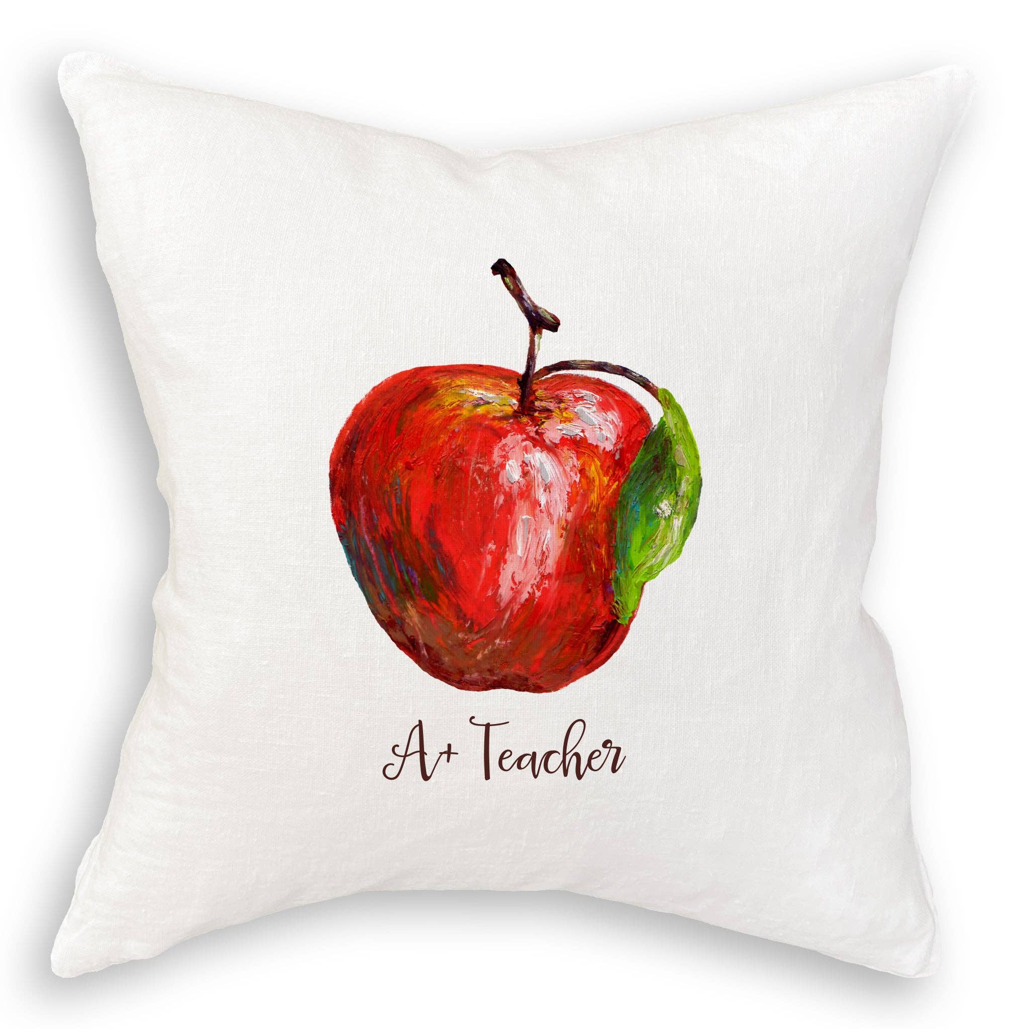 French Graffiti - Apple with A+ Teacher: Dishtowel - Image 12