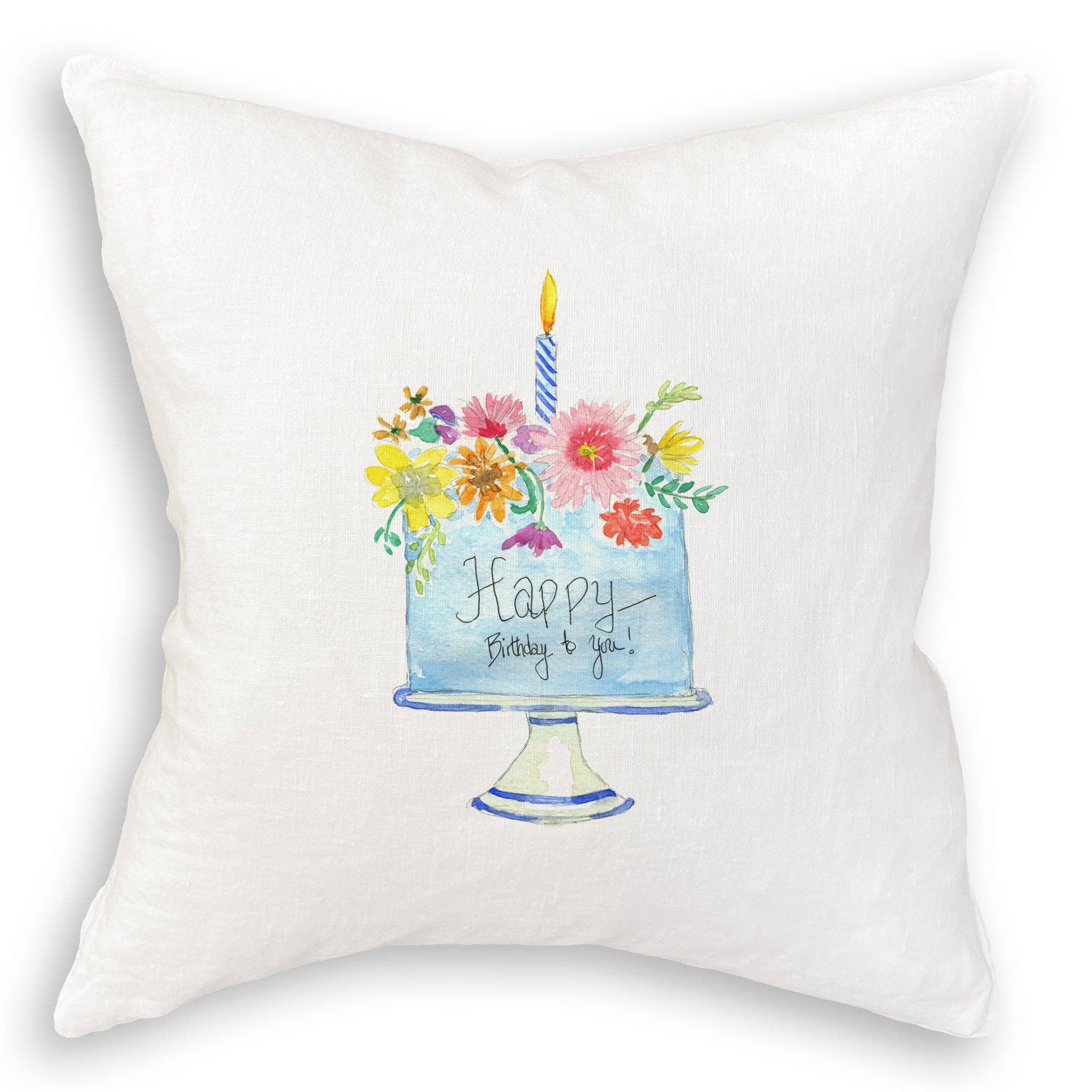 French Graffiti - Floral Birthday Cake: Dishtowel - Image 12