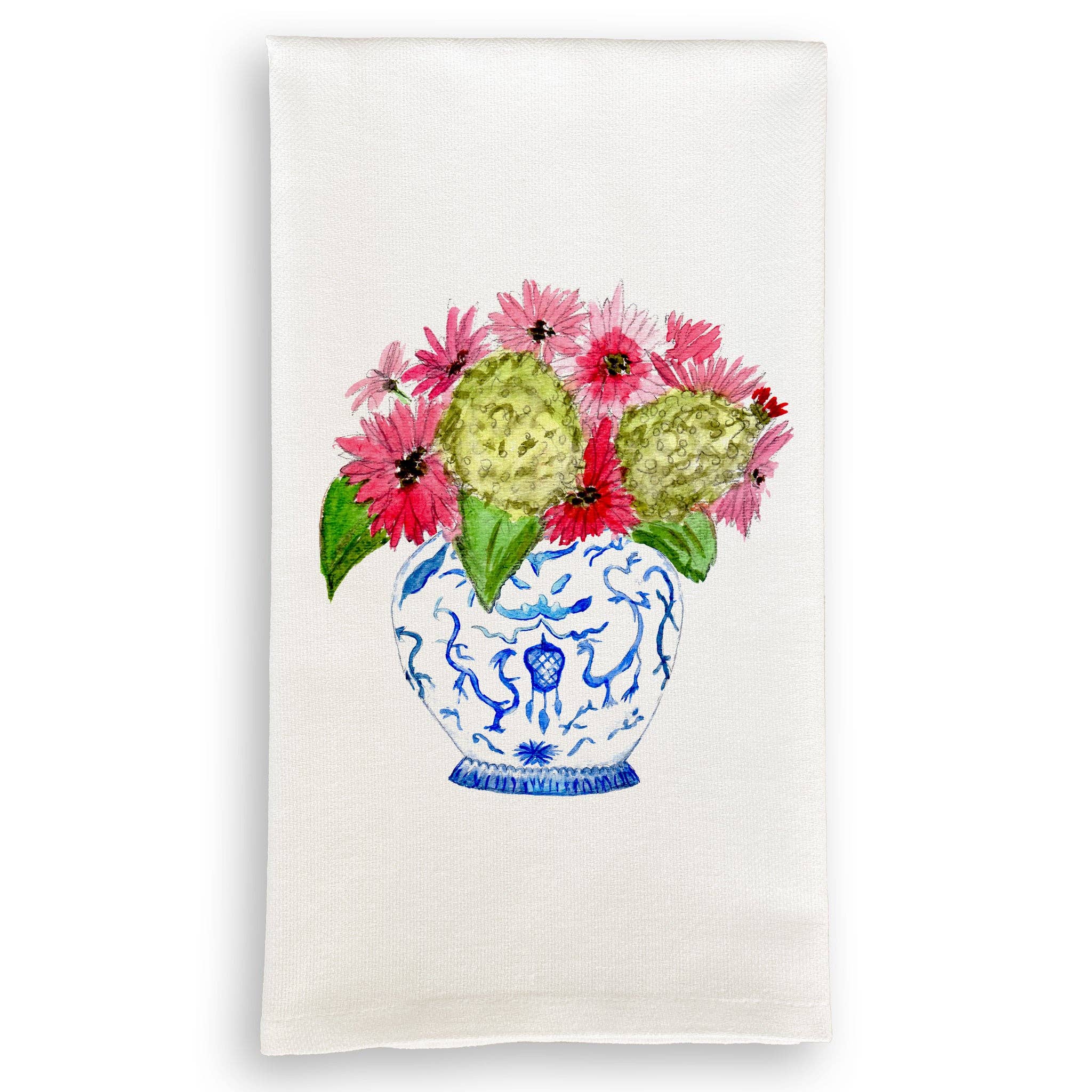 French Graffiti - Ginger Jar Bouquet: Dishtowel