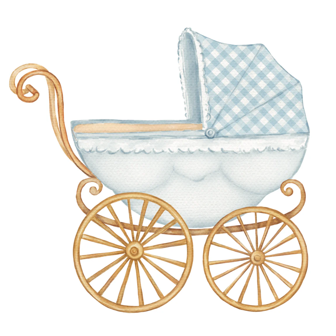 Front Porch Elegance - Welcome Baby- Door Hanger: Blue- It's a Boy - Image 2