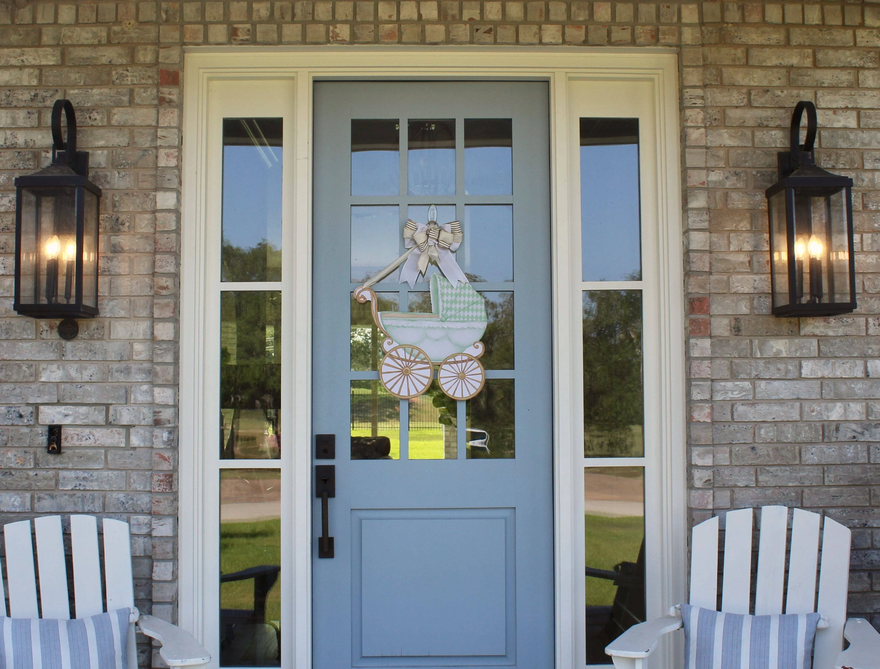 Front Porch Elegance - Welcome Baby- Door Hanger: Pink- It's a Girl - Image 8