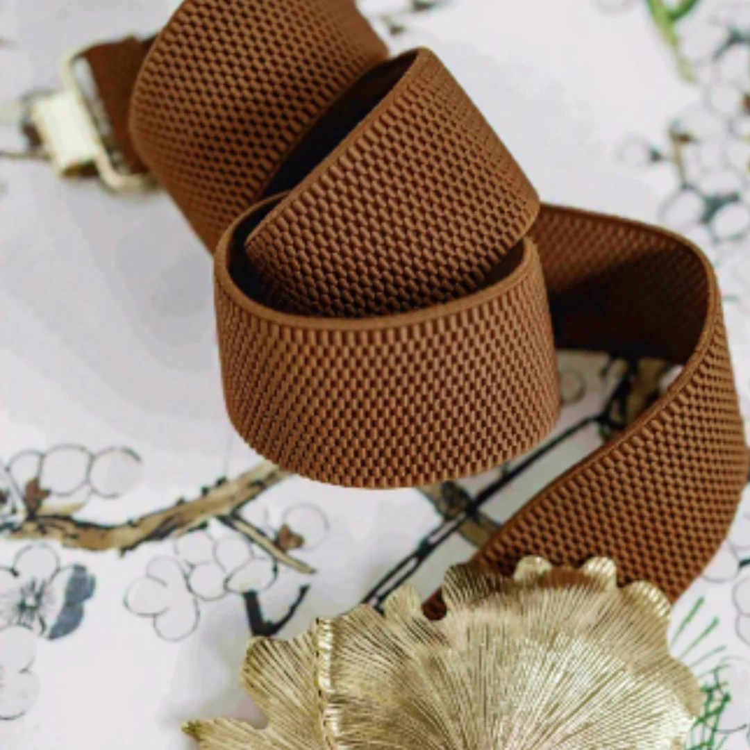 Garland - Dark Brown Interchangeable Stretch Belt Band : Dark Brown / L - Image 2