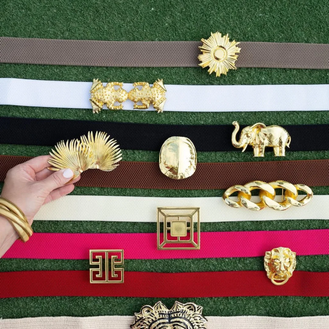 Garland - Elephant Artisan Interchangeable Belt Buckle w/ Gold Finish - Image 4