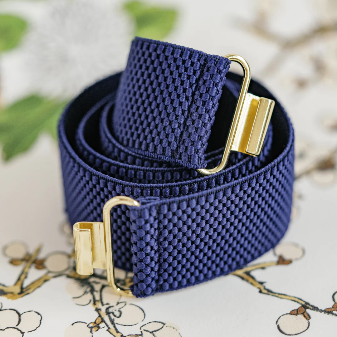 Garland - Navy Interchangeable Stretch Belt Band - Flexible & Stylish: Navy Blue / XS - Image 3