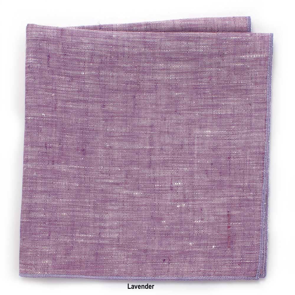 General Knot & Co. - Irish Linen Pocket Squares: Lavender