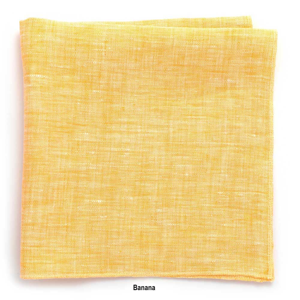 General Knot & Co. - Irish Linen Pocket Squares: Wheat - Image 13