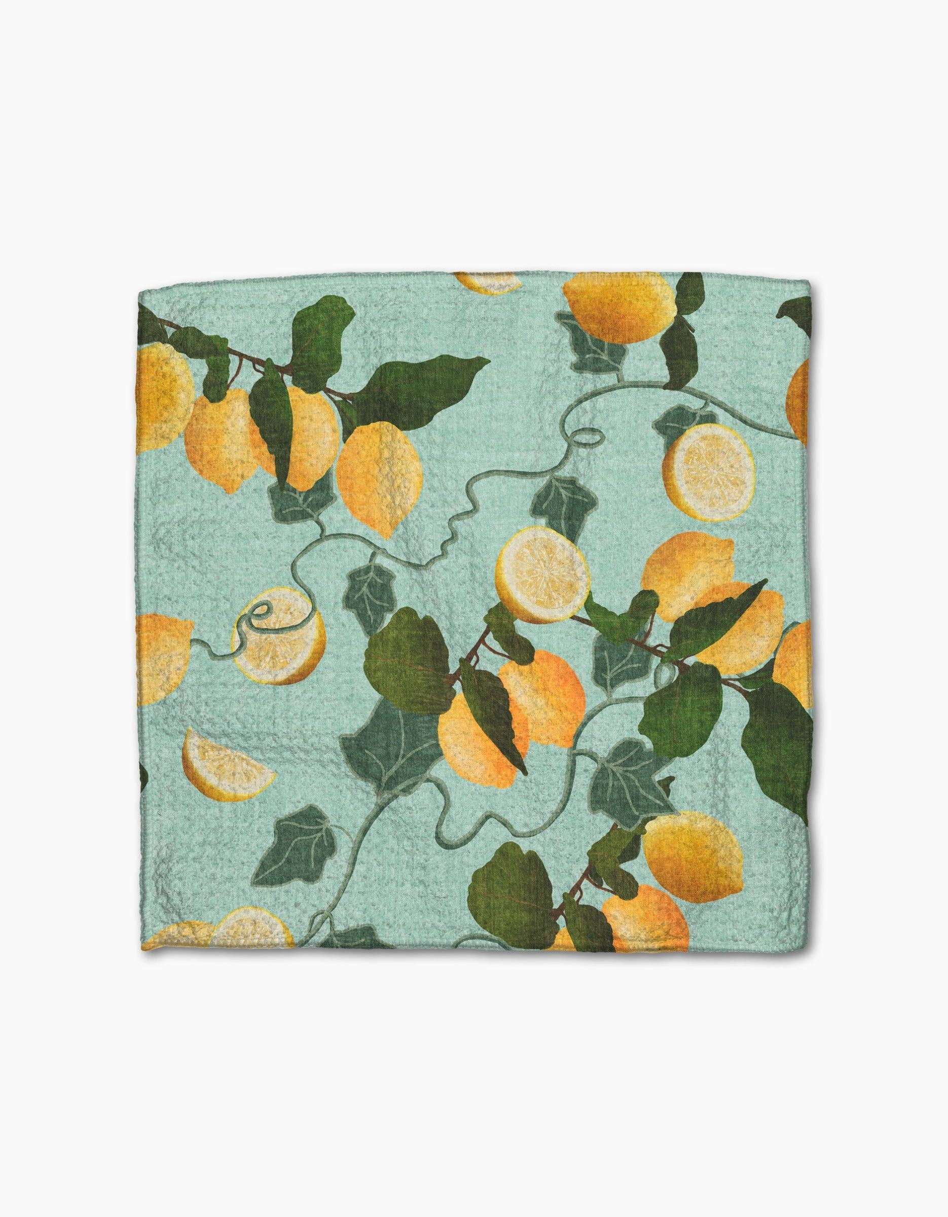 Geometry - Amalfi Lemon Dishcloth Set - Image 2