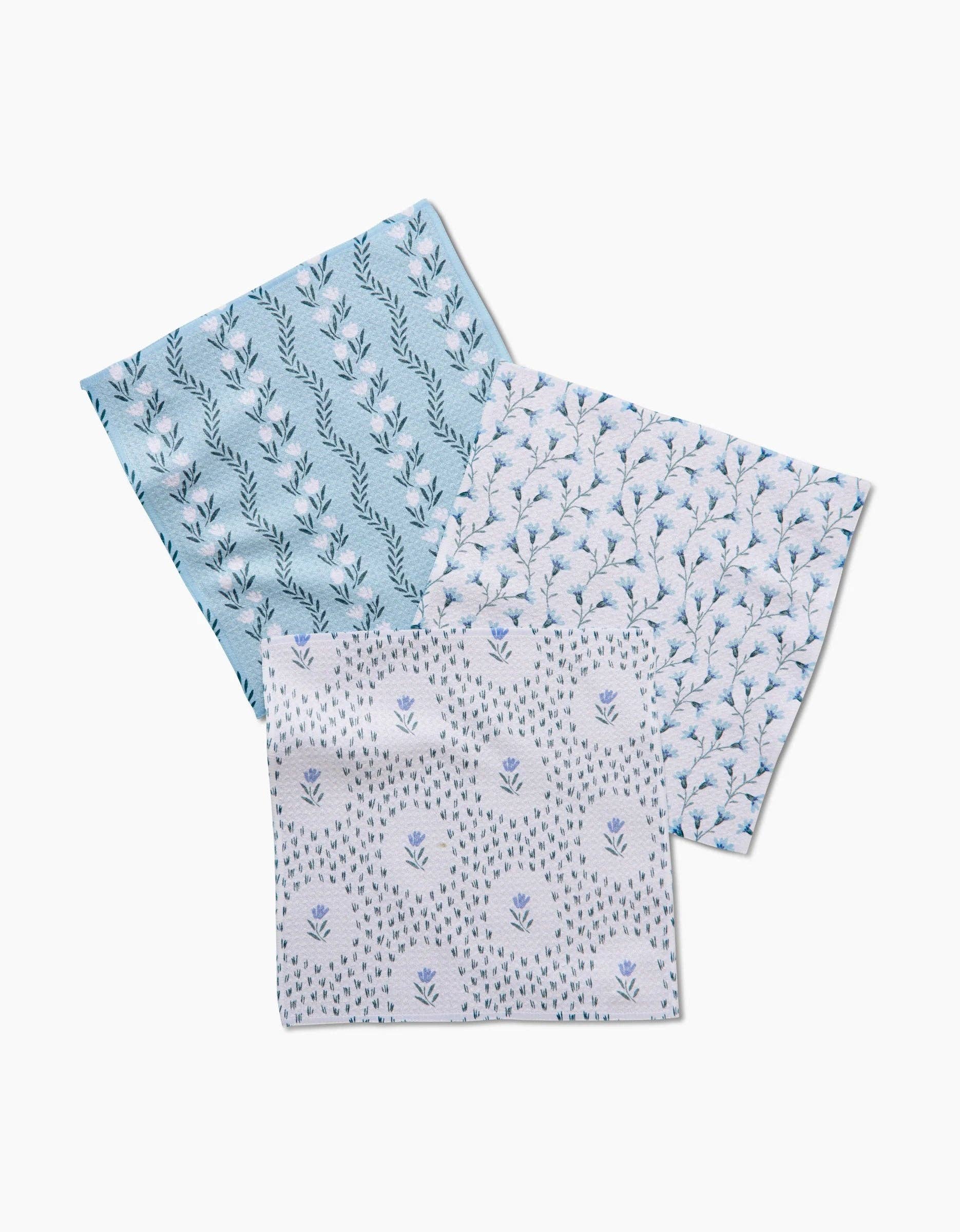 Geometry - Trailing Farmhouse Florals Dishcloth Set - Image 3