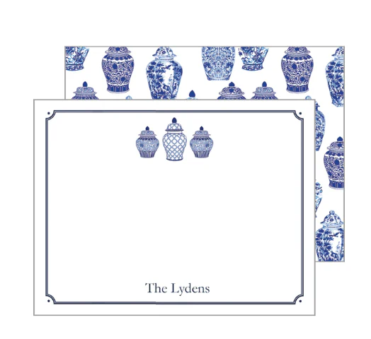 Ginger Jars Flat Notecard