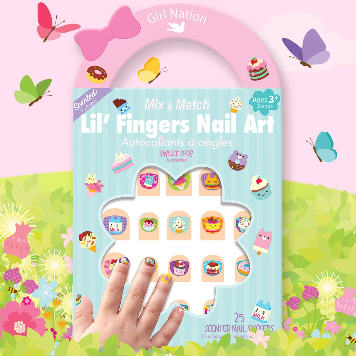 Girl Nation - Lil' Fingers Nail Art- Sweet Shop