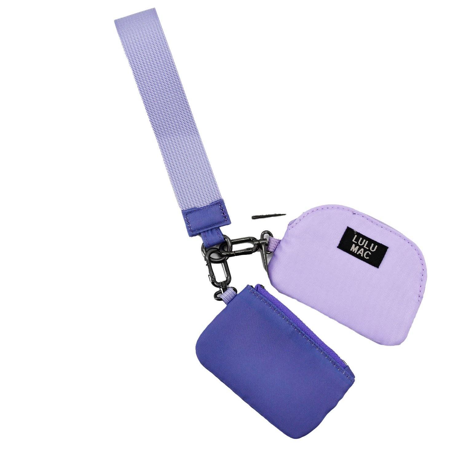 Girlie Girl Originals - DP-8162 Purple/Lavender Lulu Mac Double Pouch Wristlets