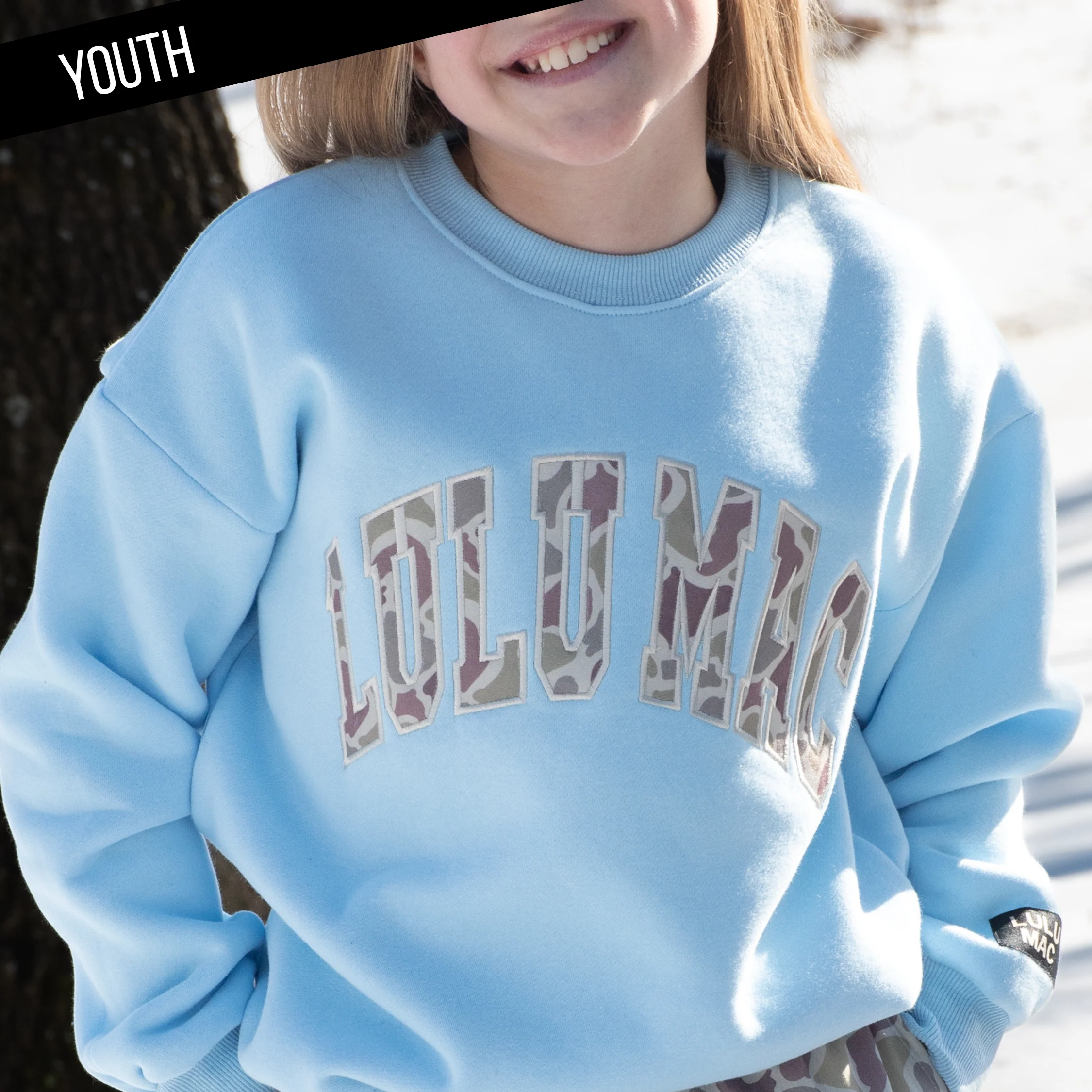 Girlie Girl Originals - KD-9571 CAMO LIGHT BLUE: LIGHT BLUE / Large