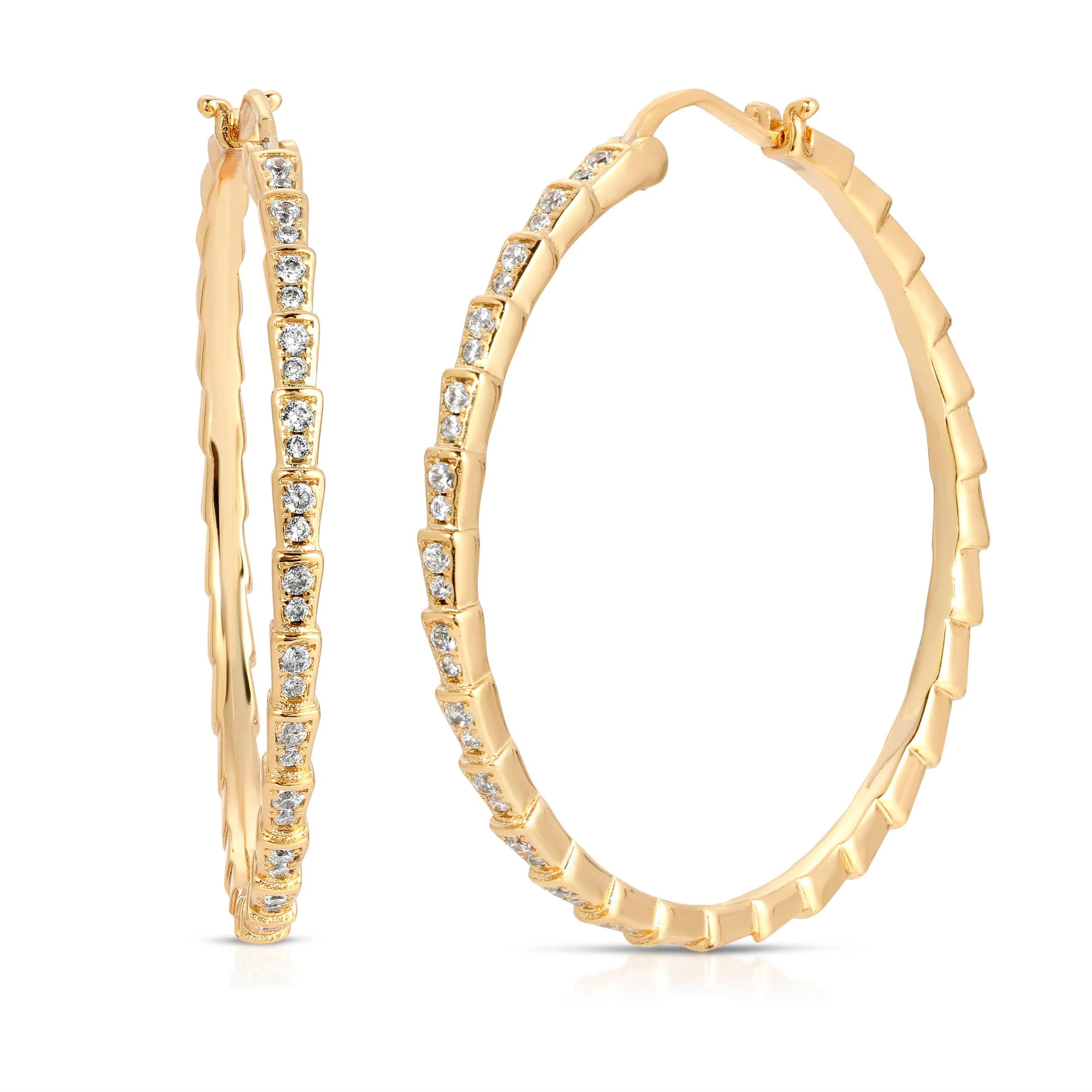 Glamrocks Jewelry - Viper Hoop Earrings