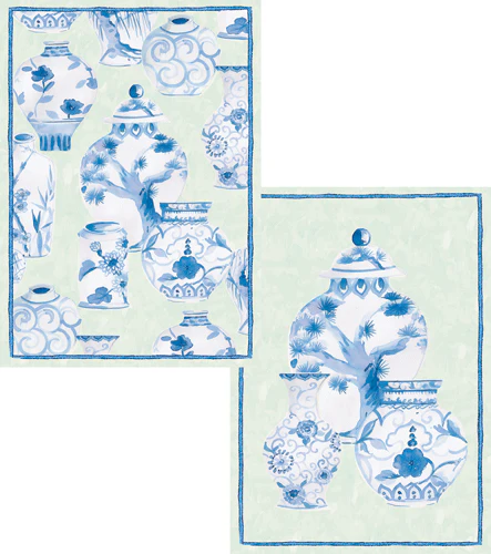 Glazed Porcelain Assorted Notes 8-In Box
