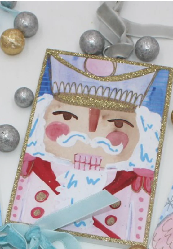 Glitter Wood Ornament, Nutcracker Suite - Image 4