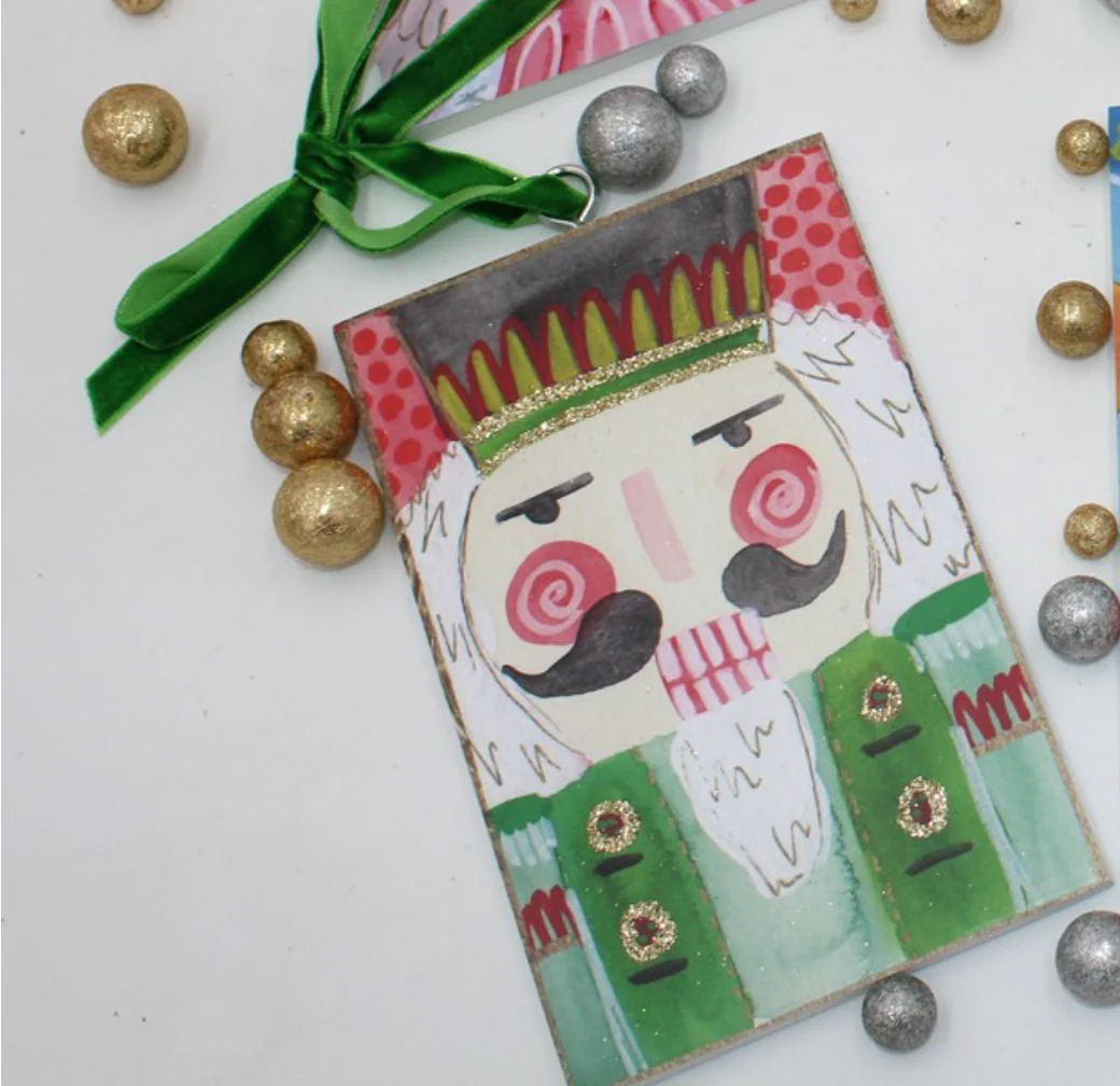 Glitter Wood Ornament, Nutcracker Suite - Image 6
