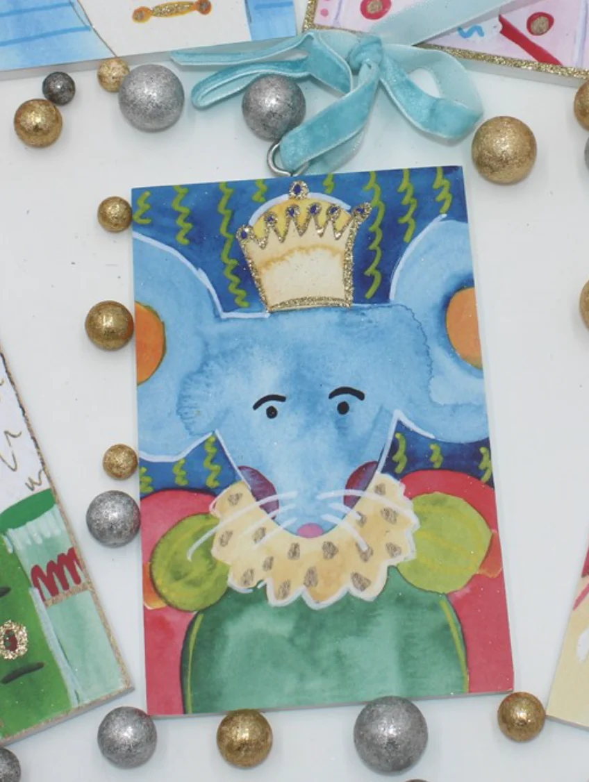 Glitter Wood Ornament, Nutcracker Suite - Image 7
