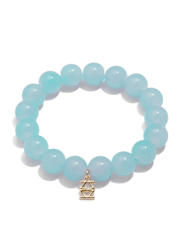 Glossy, Glass Bead stretch Bracelet - Image 2