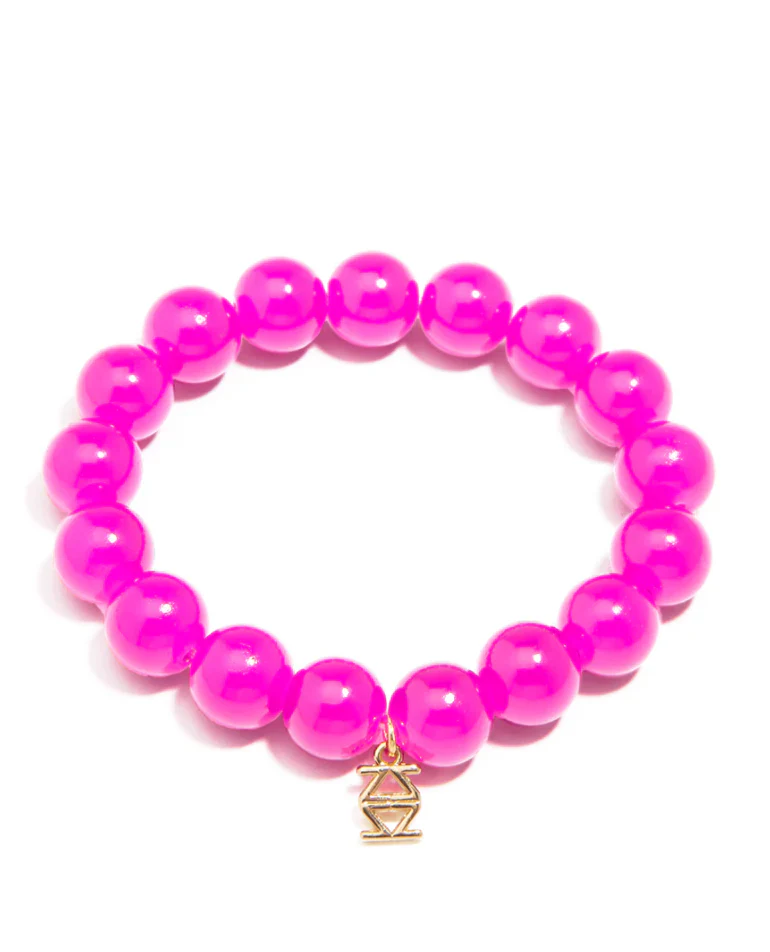 Glossy, Glass Bead stretch Bracelet - Image 4