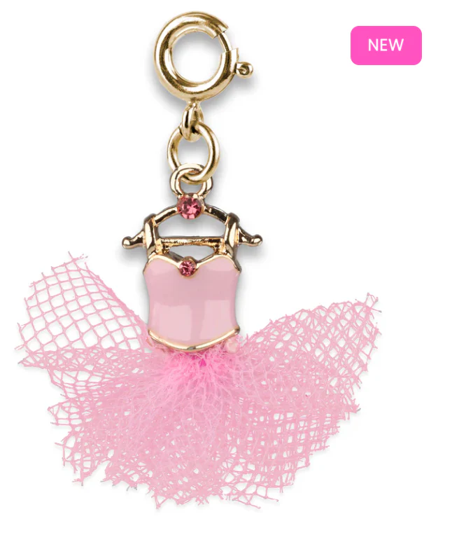 Gold Ballet Tutu Charm