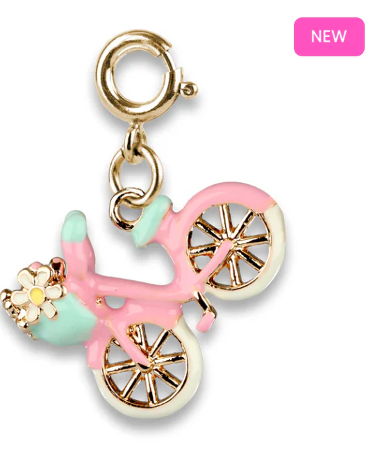 Gold Bicycle Charm