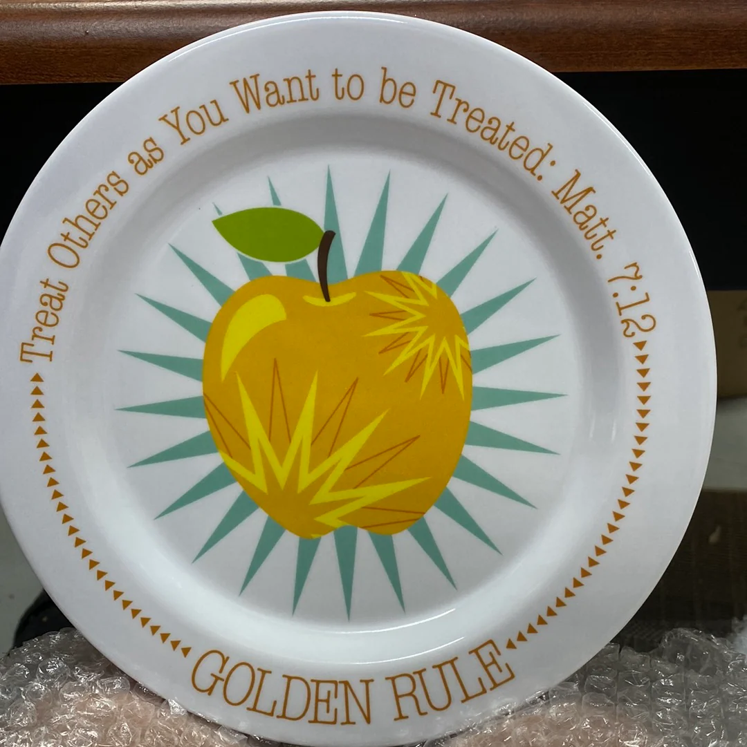 Golden Rule Plate