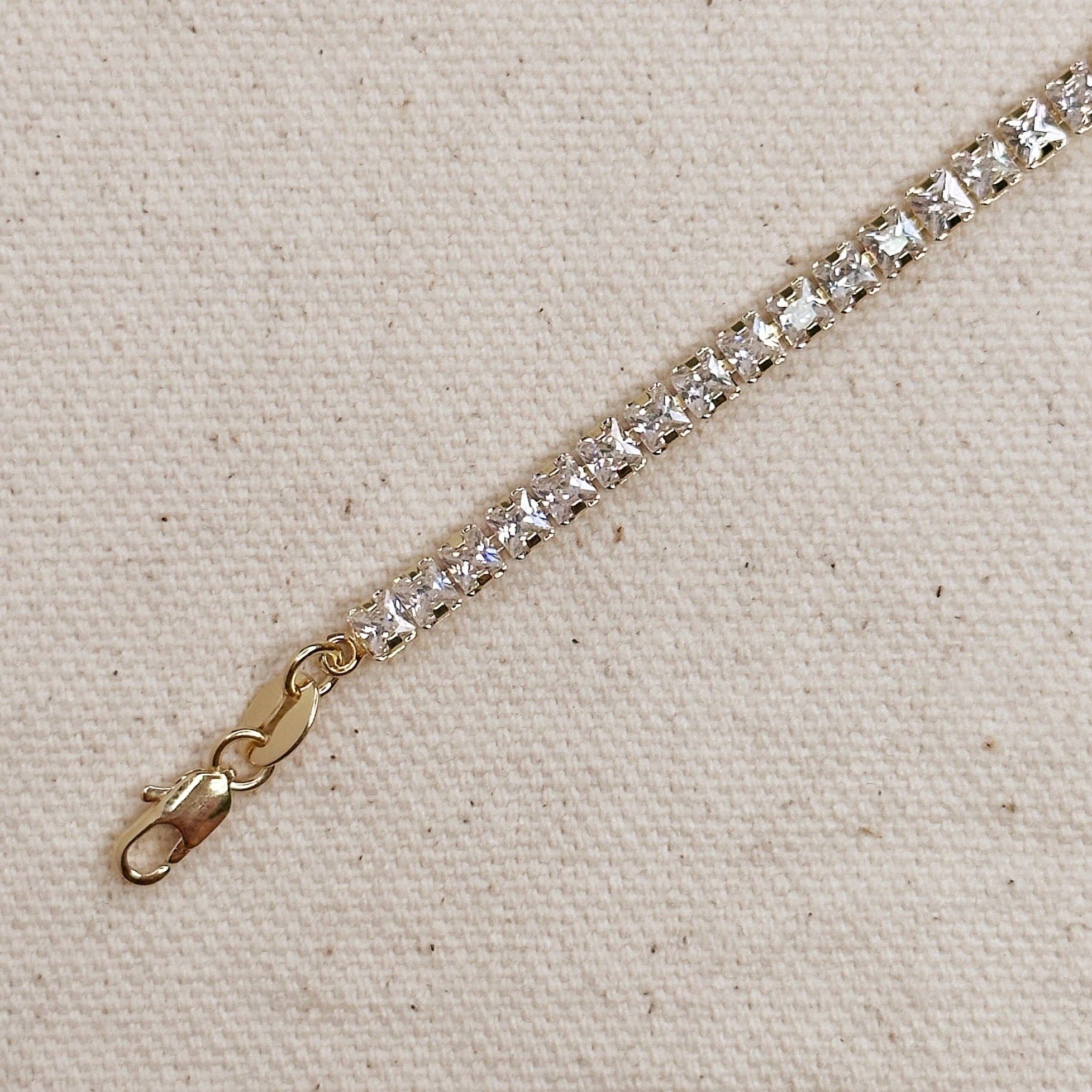 GoldFi - 18k Gold Filled 3mm CZ Tennis Bracelet - Image 4