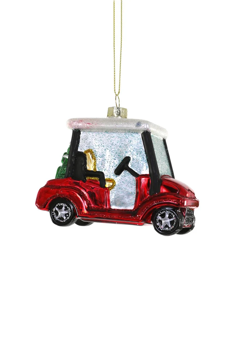 GOLF CART  ORNAMENT