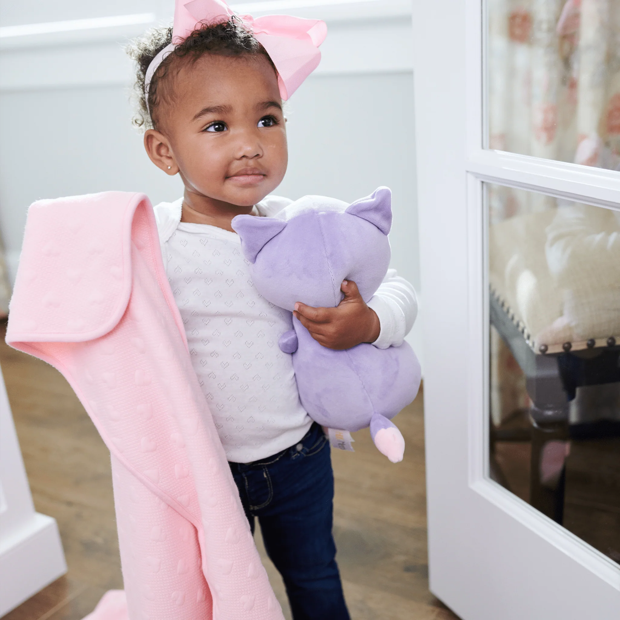 GooseWaddle + Pello - Knit Blanket - Pink - Image 3