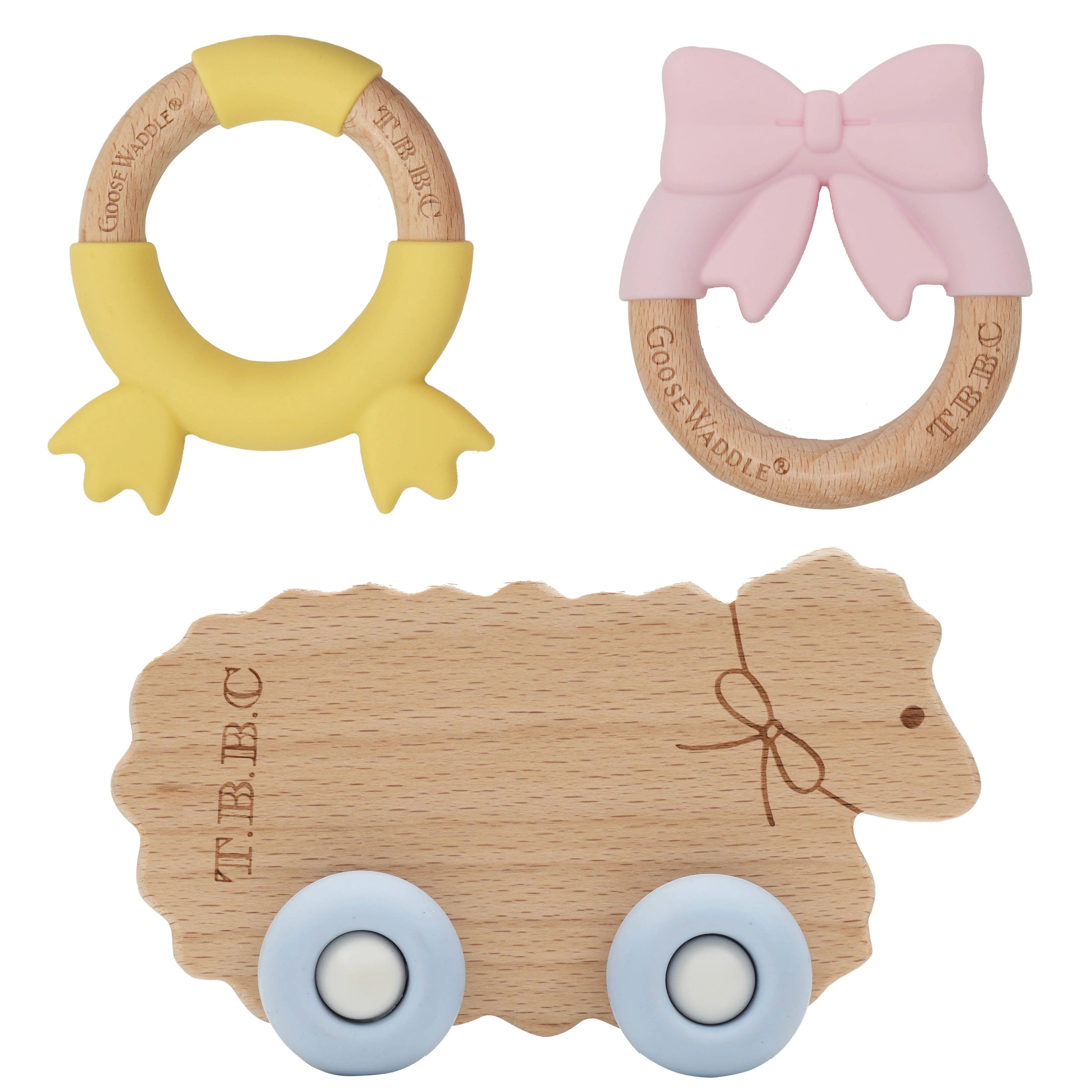 GooseWaddle + Pello - The Beaufort Bonnet Company Yellow Duck Feet Teether - Image 2