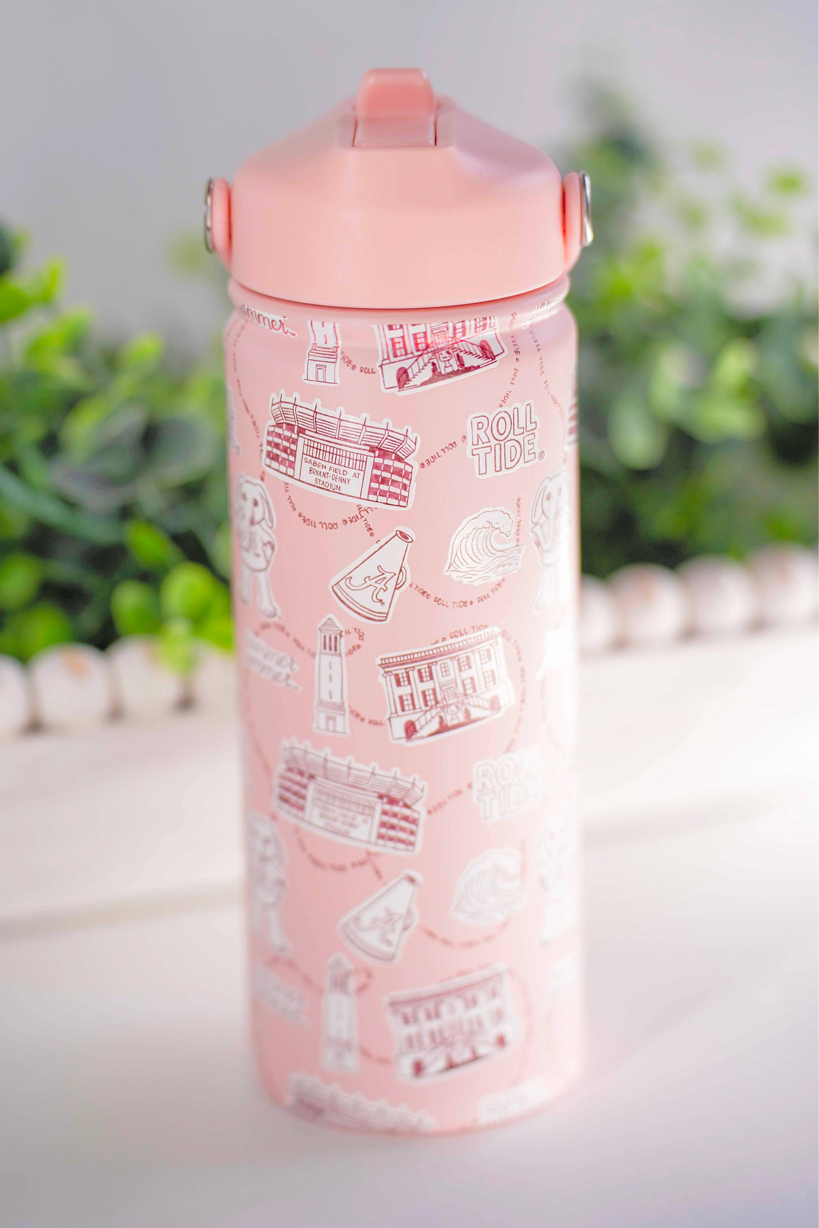 Gracefully Made Art - Alabama 18 oz Insulated Water Bottle - Image 2