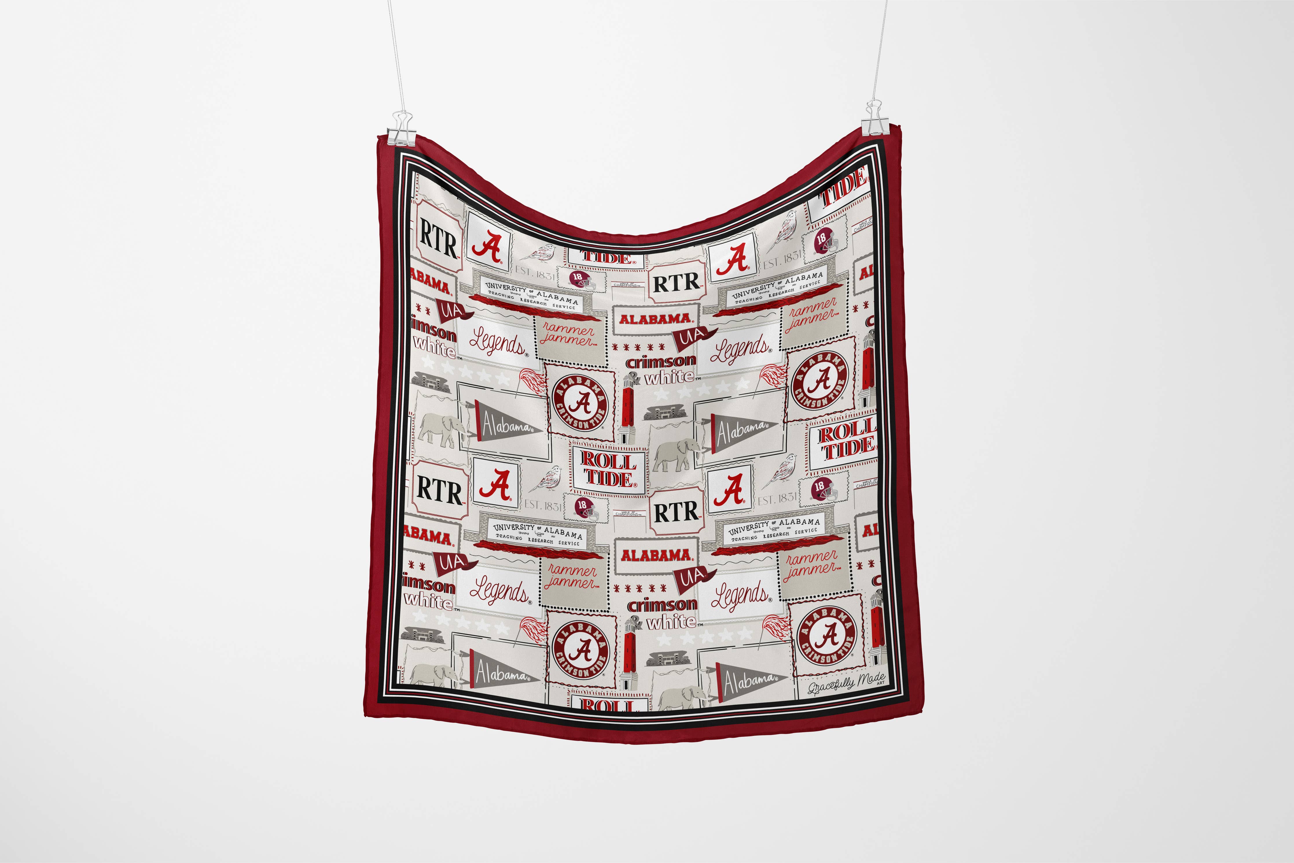 Gracefully Made Art - Alabama Silk Scarf - Image 11