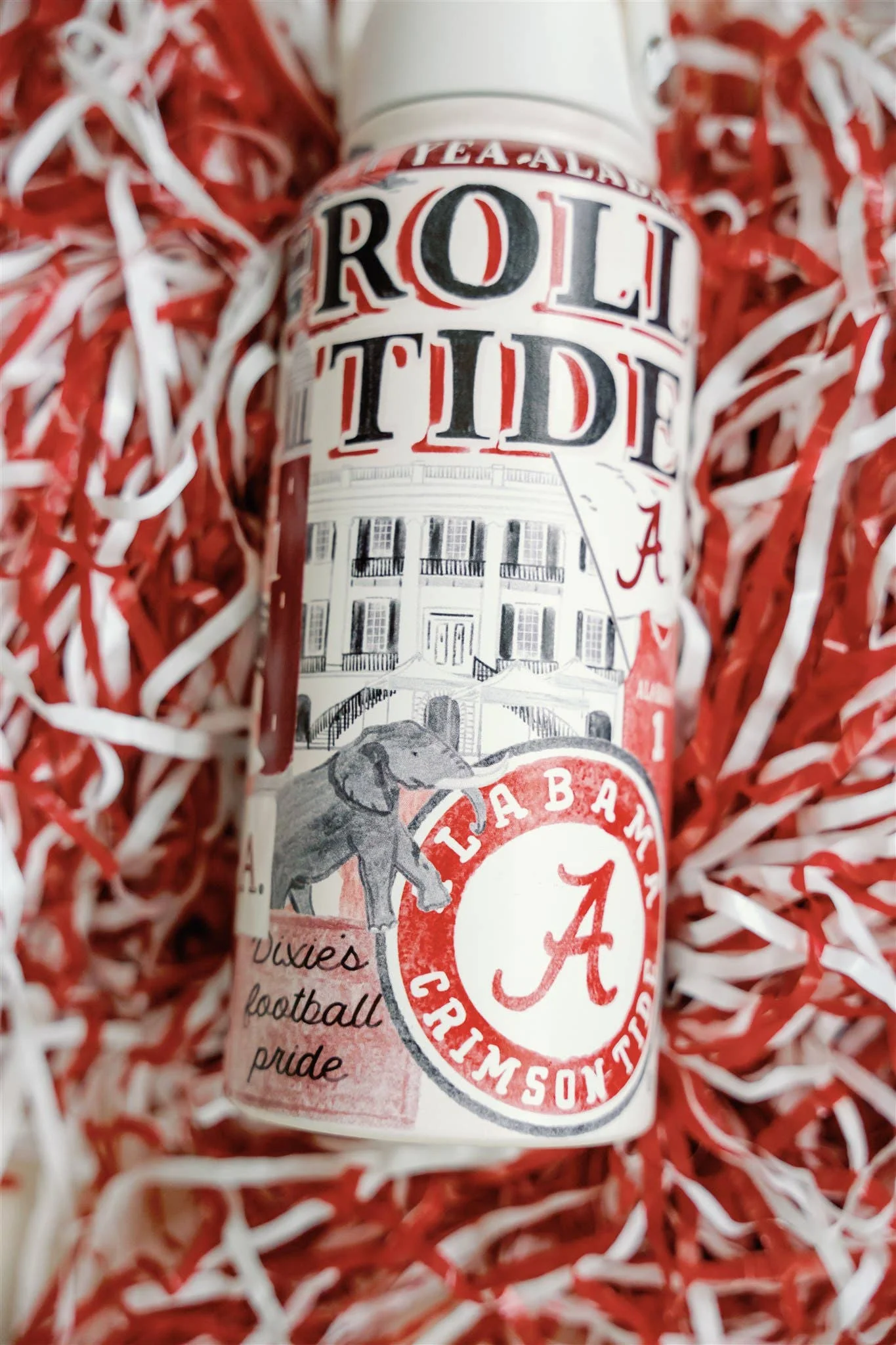 Gracefully Made Art - The University of Alabama 32 oz Insulated Water Bottle - Image 2