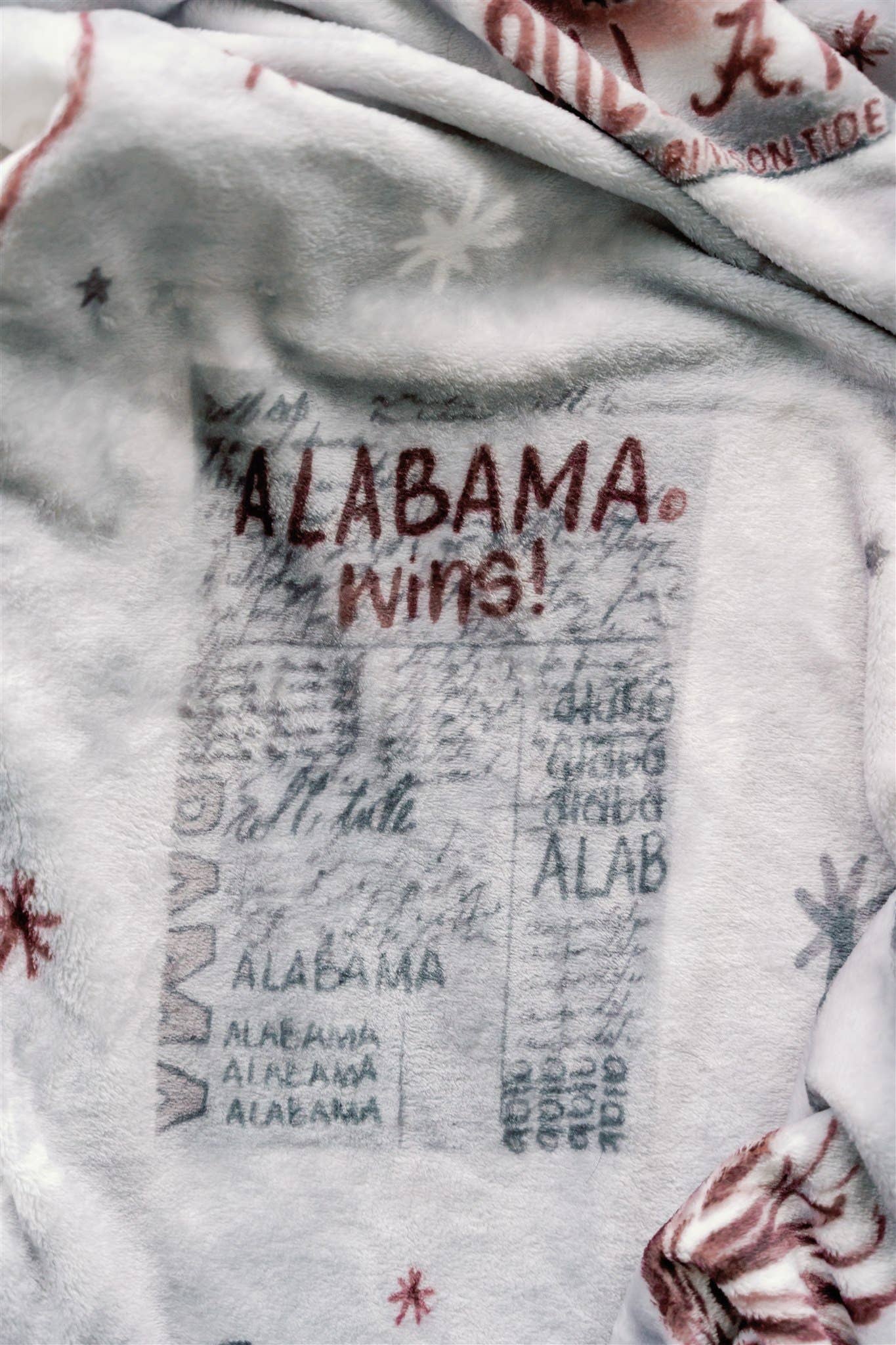 Gracefully Made Art - University of Alabama Flannel Fleece Blanket - Image 6