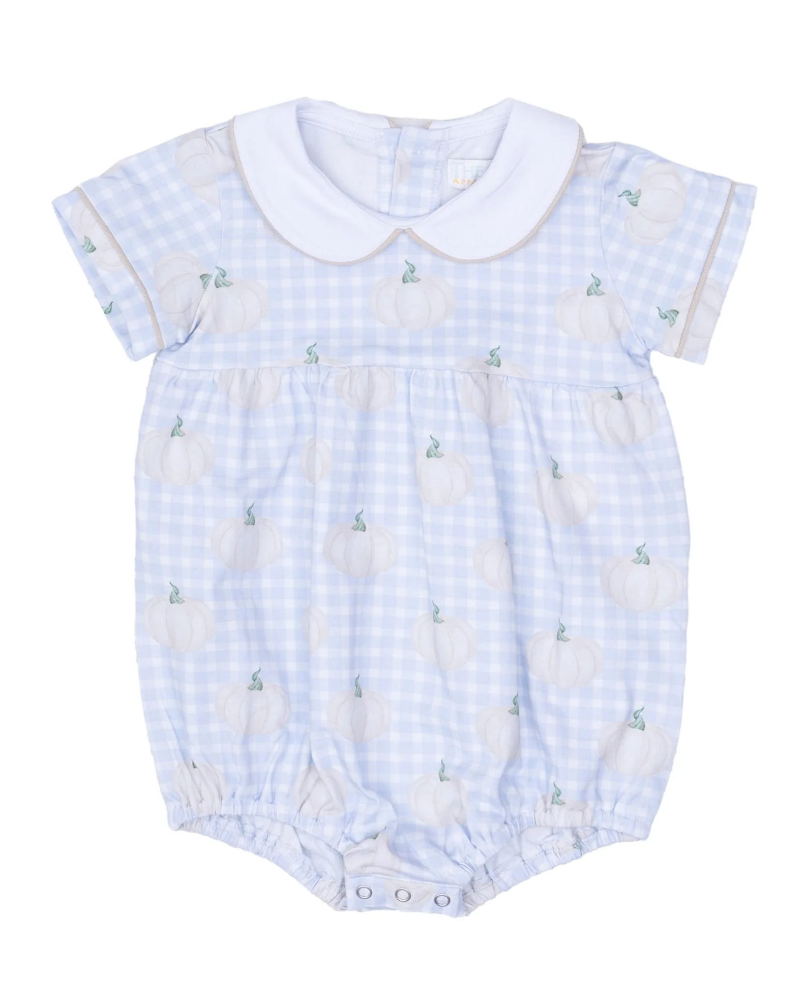 Hank Pumpkin Patch Plaid Bubble