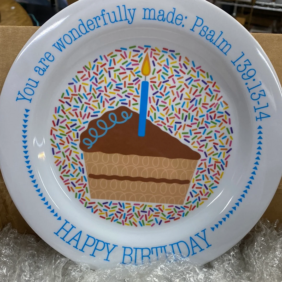 Happy Birthday Plate