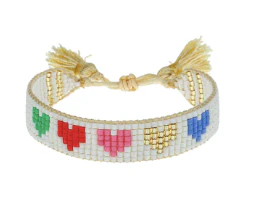 HART Heart Beaded Bracelet