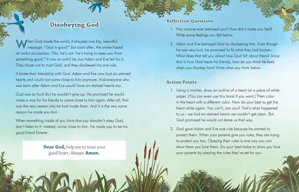 Harvest House Publishers Gift & Specialty Books - The Complete Illustrated Children's Bible Devotional: Flexibound / English - Image 6