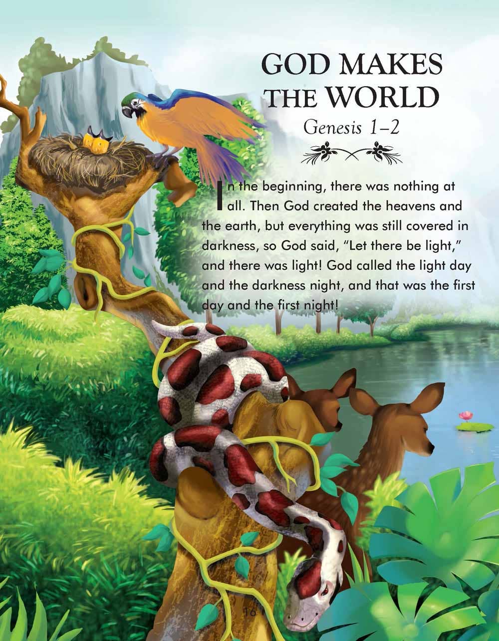 Harvest House Publishers Gift & Specialty Books - The Complete Illustrated Children's Bible: Hardcover / English - Image 5