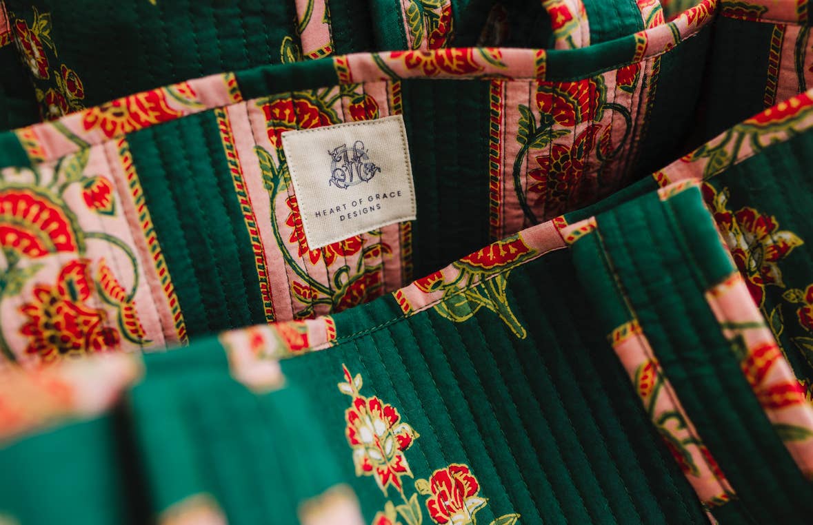 Heart of Grace - Elodie Luxe | Quilted Regular Tote Bag - Image 3