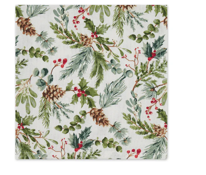 Holiday Springs Printed Napkin